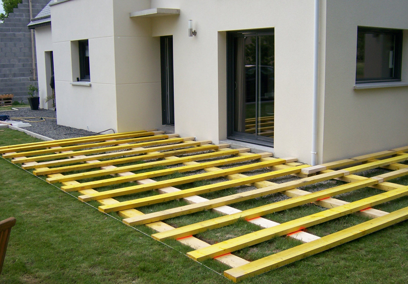 Nivrem.com : installer une terrasse en bois composite sur sol ...